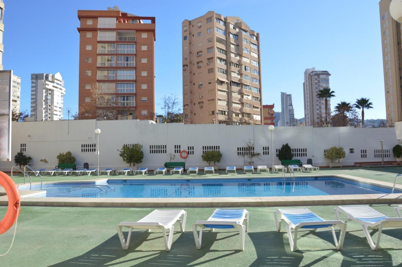 Gemelos IV Loysan Apt. With Pool Benidorm Eksteriør billede